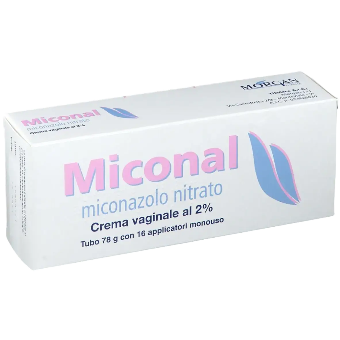 Morgan Pharma Miconal 2% Vaginal Cream Miconazole Nitrate