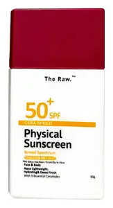 The Raw Cera-Shield Physical Sunscreen SPF 50+