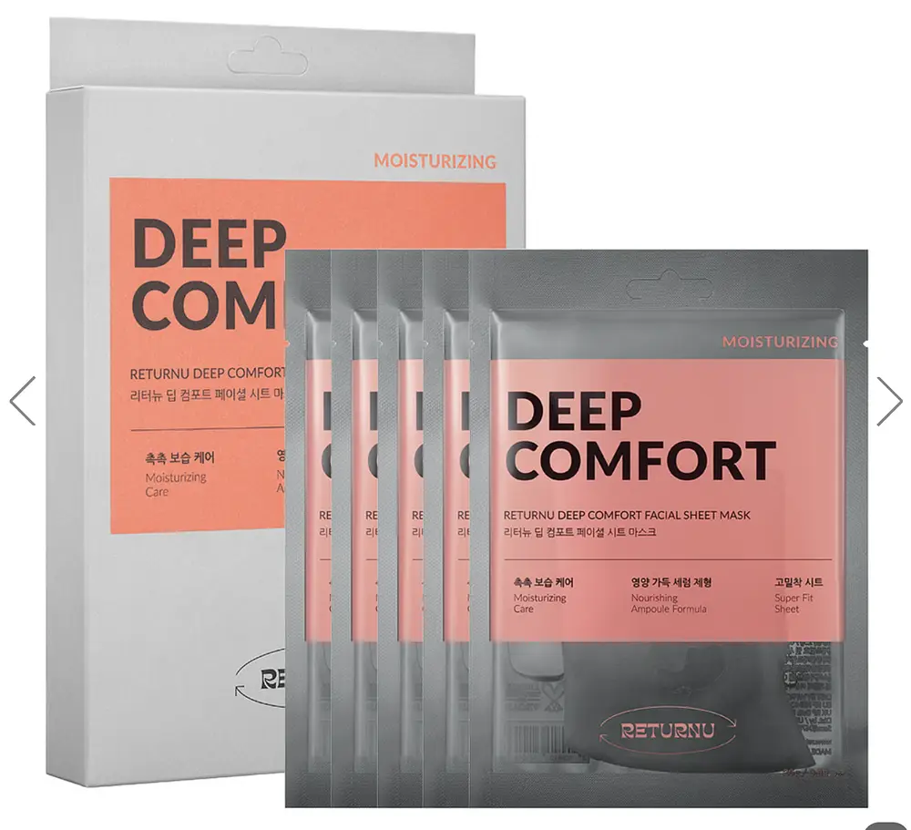 Returnu Deep Comfort Facial Sheet Mask
