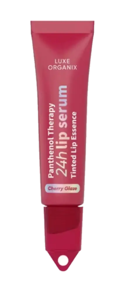 Luxe Organix Panthenol Therapy 24H Lip Serum Tinted Lip Essence Cherry Glaze
