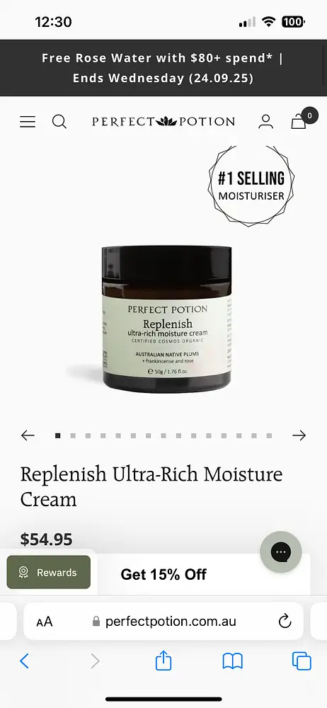 Perfect Potion Replenish Ultra-Rich Moisture Cream