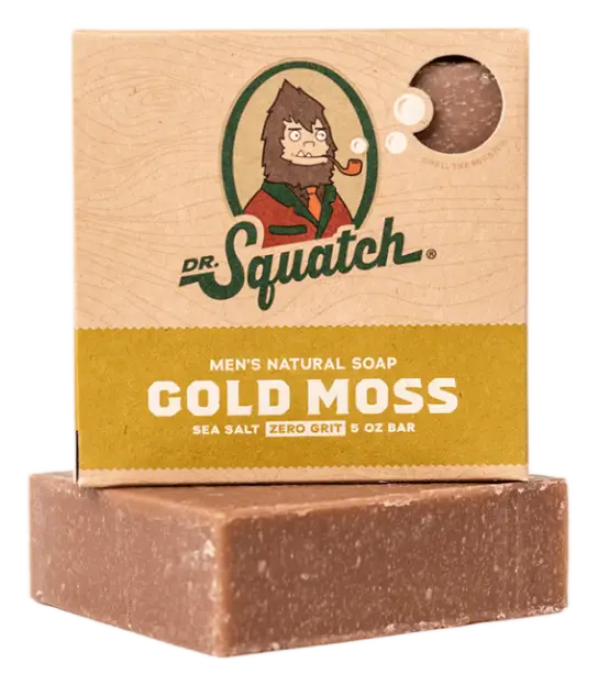 Dr. Squatch Gold Moss Bar Soap