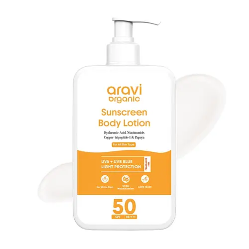 Aravi Organic Sun Screen Body Lotion SPF 50