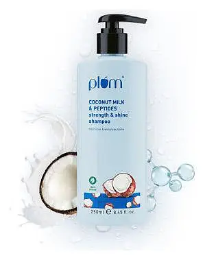 Plum Goodness Coconut Milk & Peptides Strength & Shine Shampoo