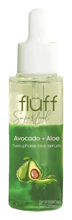 Fluff Superfood Avocado + Aloe Two Phase Face Serum