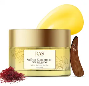 RAS Luxury Oils Saffron Kumkumadi Face Gel Creme With Aloe Vera And Red Algae