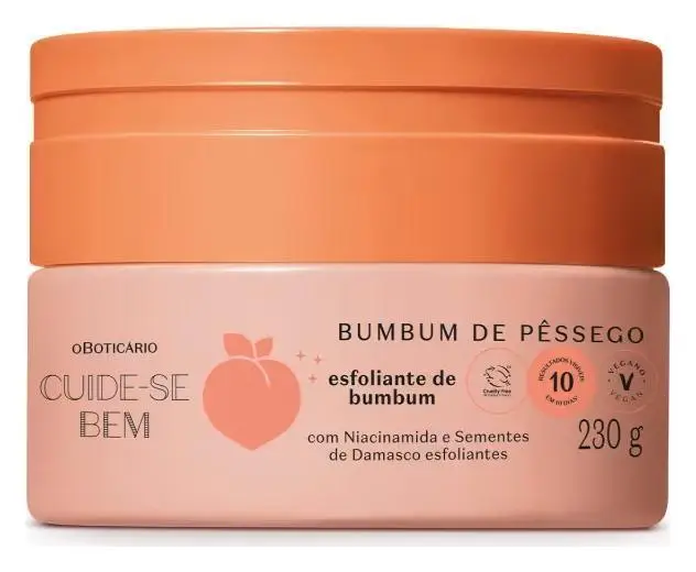 O Boticário Esfoliante De Bumbum Cuide-Se Bem Bumbum De Pêssego