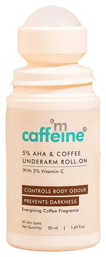 mCaffeine 5% AHA & Coffee Underarm Roll On