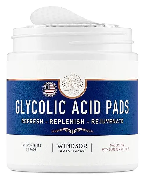 Windsor Botanicals Glycolic Acid Pads