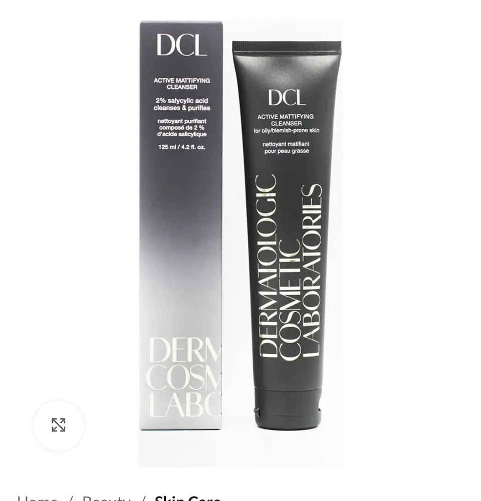 DCL Skincare ACTIVE MATTIFYING CLEANSER 2% SALYCYLIC ACID