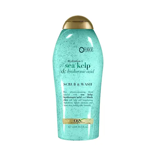 OGX Beauty Sea Kelp & Hyaluronic Acid Body Scrub & Wash