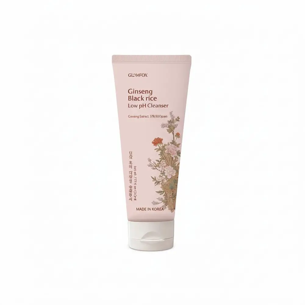 GLAMFOX Ginseng Black Rice Low pH Cleanser