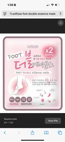 Soflisse Foot Double Essence Mask