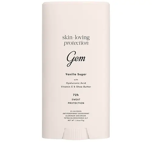 Gem Skin-Loving Protection 72h Sweat Protection Antiperspirant Stick Vanilla Sugar