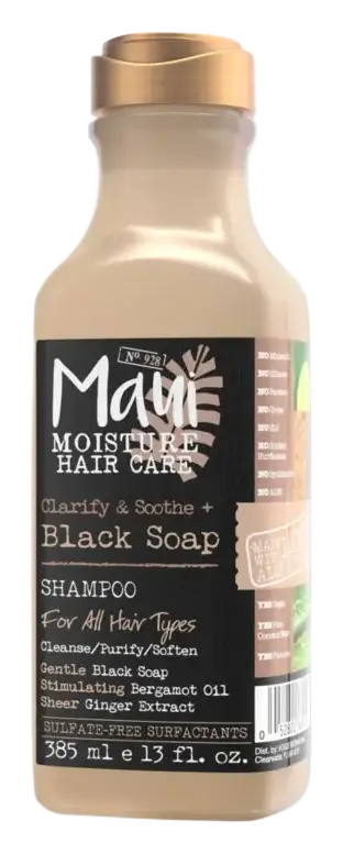 Maui Moisture Clarify & Soothe + Black Soap Shampoo