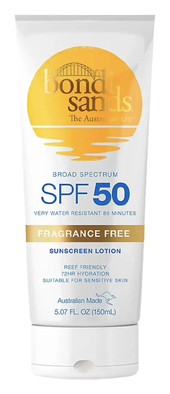 bondi sands Fragrance Free Sunscreen Daily Face Lotion SPF 50+