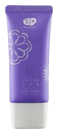 Whamisa Organic Flowers Sun Cream INTENSE SPF 50+ PA++++