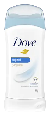 Dove Original Invisible Solid Antiperspirant Stick Canada