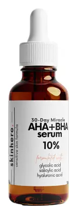 Skin Hero 30-Day Miracle AHA+BHA Serum 10%