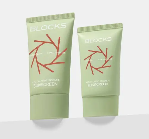 Blocks Red Calming Essence Sunscreen SPF50+ PA++++