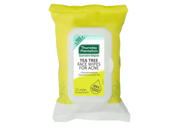 Thursday Plantation Tea Tree Face Wipes for Acne