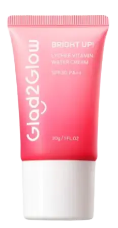 Glad2Glow Lychee Vitamin Water Cream SPF 30