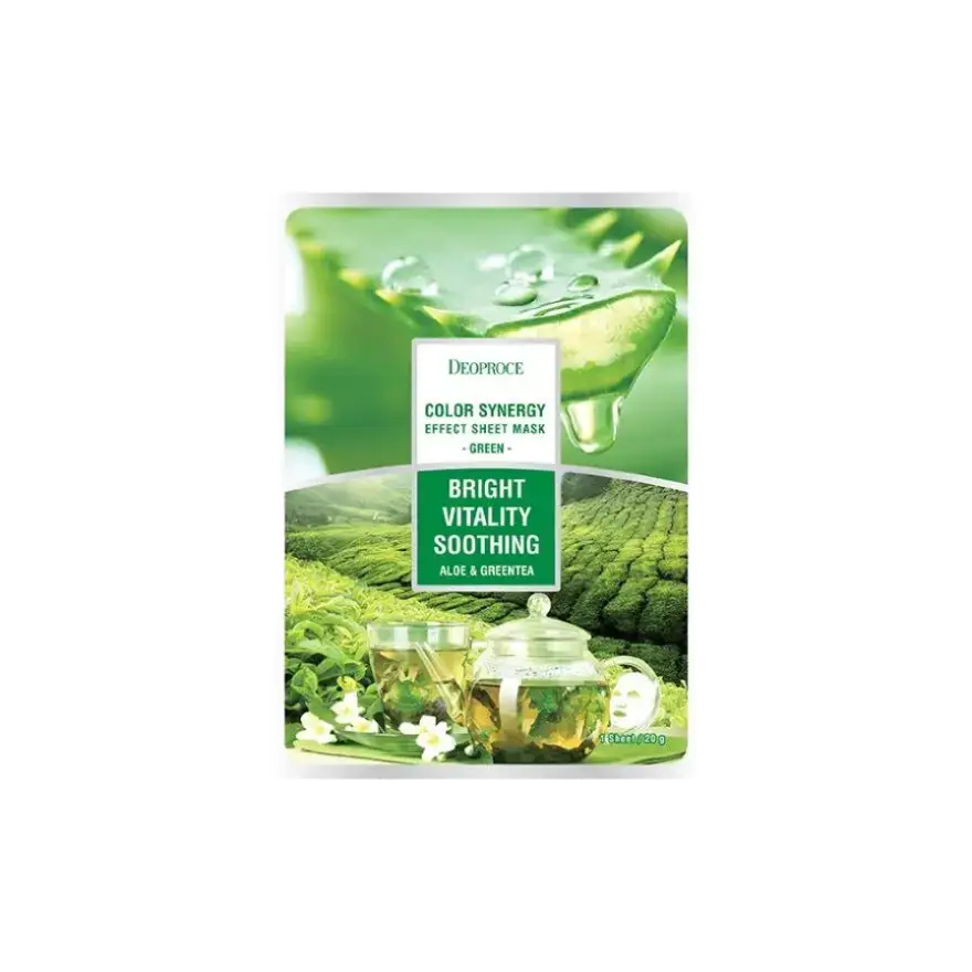 Deoproce Color Synergy Effect Sheet Mask Green