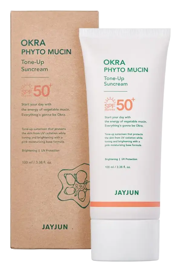 Jayjun Cosmetic Okra Phyto Mucin Tone-Up Sunscreen SPF 50+