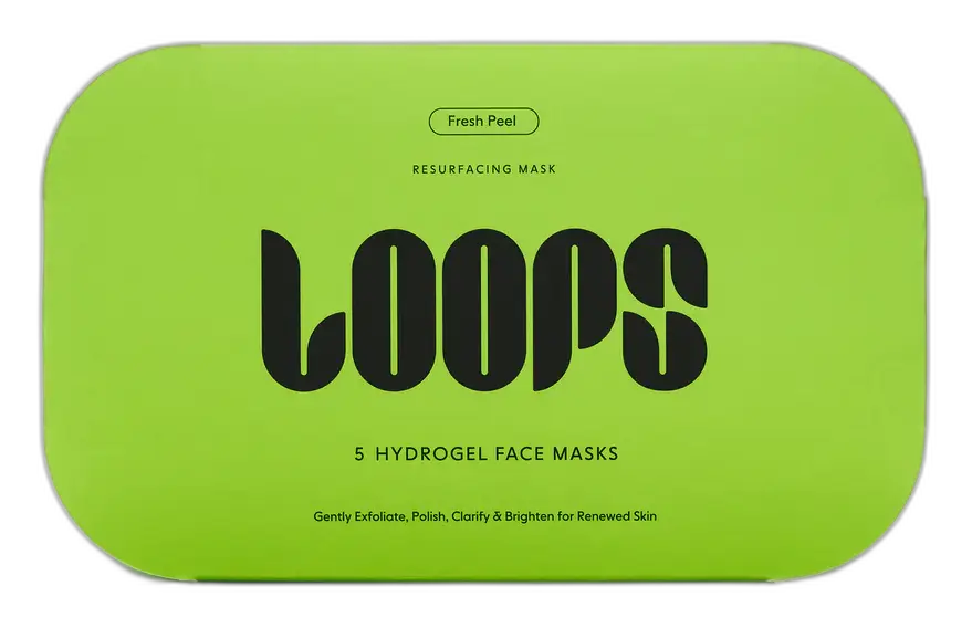 Loops Fresh Peel Resurfacing Hydrogel Face Mask