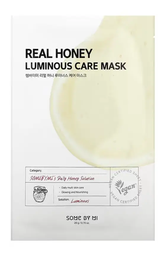 Some By Mi Real Care Mask Real Honey Luminous