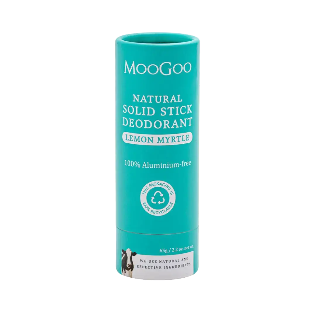 MooGoo Natural Solid Deodorant Stick Lemon Myrtle