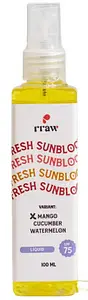 Rraw Skincare Liquid Sunblock SPF 75 Mango