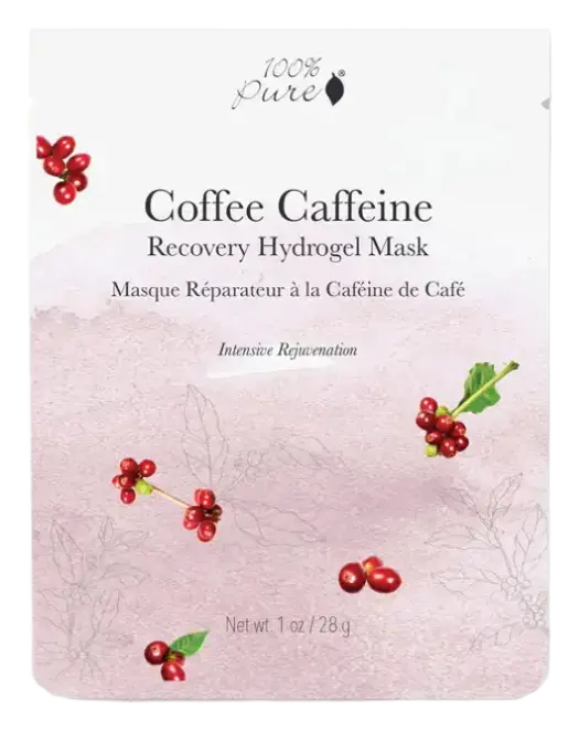 100% Pure Hydrogel Mask Coffee Caffeine Recovery