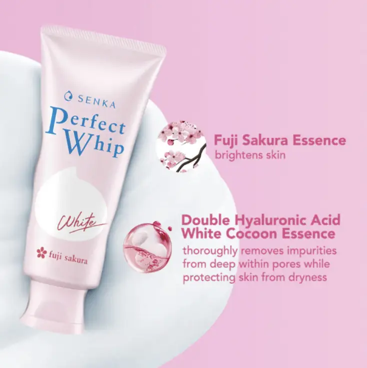 Senka perfect whip white fuji sakura