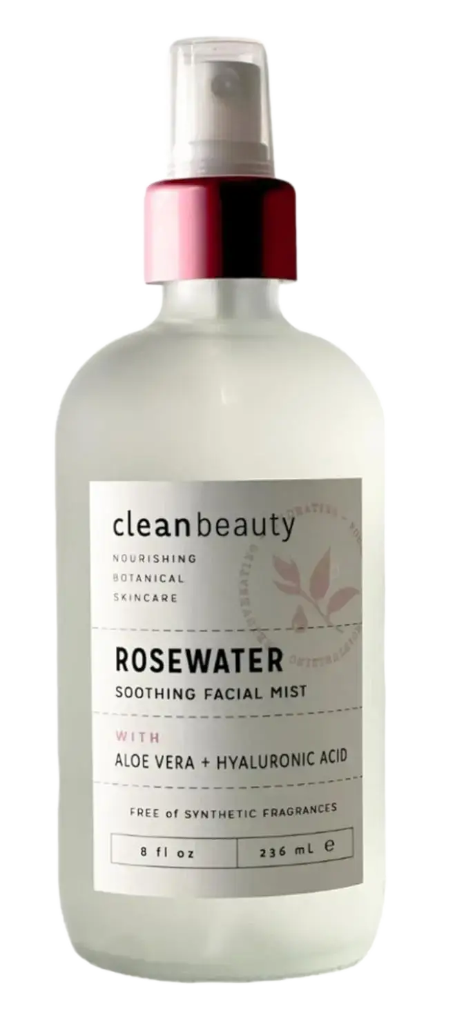 Clean Beauty Rosewater Soothing Facial Mist