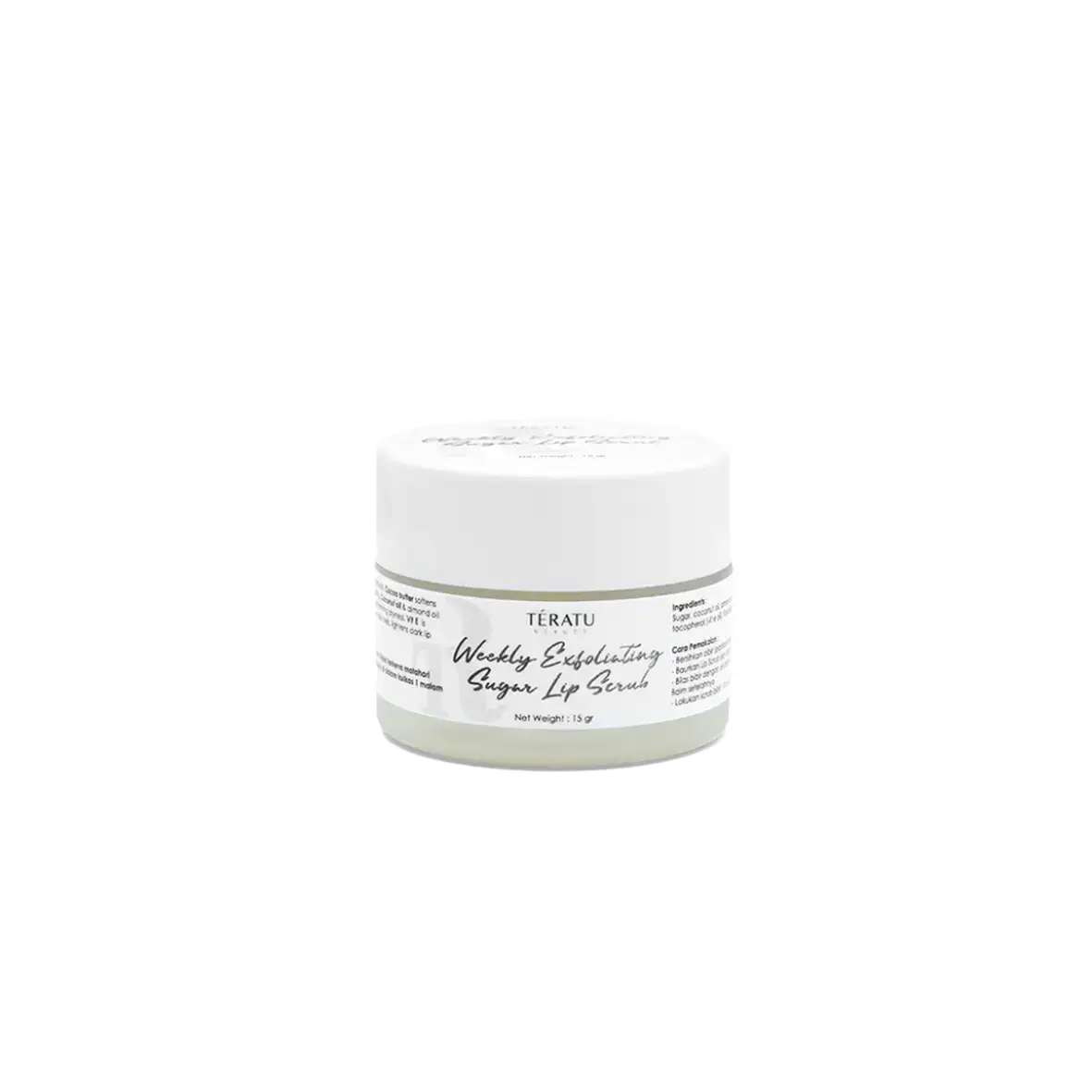 Teratu Beauty Weekly Exfoliating Sugar Lip Scrub