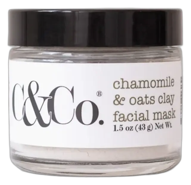 C&Co Handcrafted Skincare Chamomile & Oats Clay Facial Mask