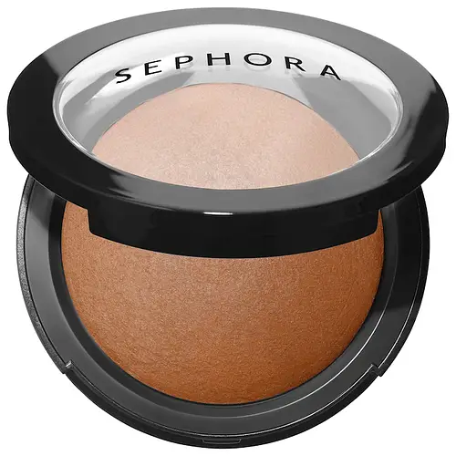 Sephora Collection Microsmooth Multi-Tasking Baked Face Powder Foundation 60 Ebony