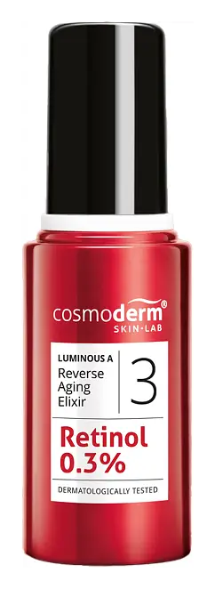 Cosmoderm Luminous A Reverse Aging Elixir Retinol 0.3%