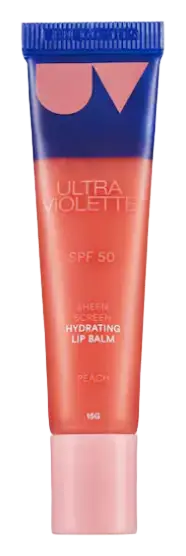 Ultra Violette Sheen Screen Hydrating Lip Balm SPF 50 Peach