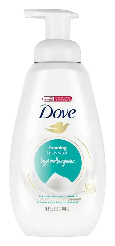Dove Foaming Body Wash Sensitive Skin