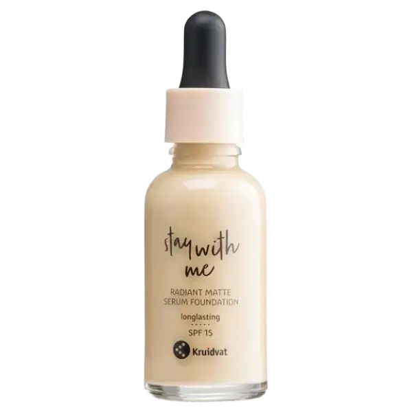 Kruidvat Stay With Me Radiant Matte Serum Foundation 023 W Light Cashmere