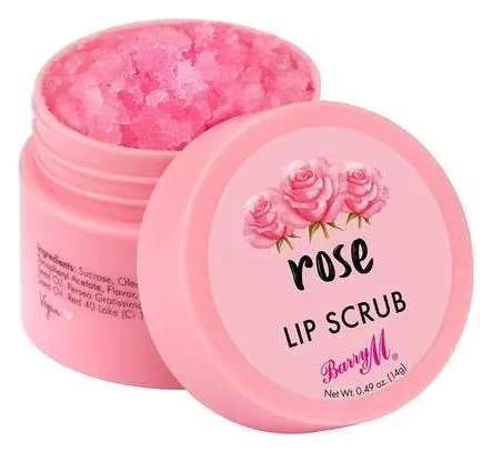 Barry M Cosmetics Lip Scrub Rose