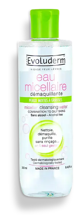 Evoluderm Micellar Cleansing Water Combination Skin