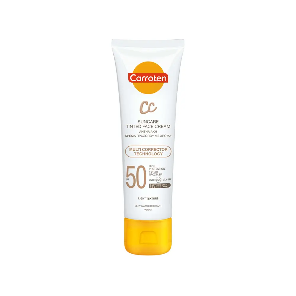 Carroten CC Suncare Tinted Face Cream SPF 50