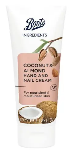 Boots Ingredients Coconut & Almond Hand And Nail Cream