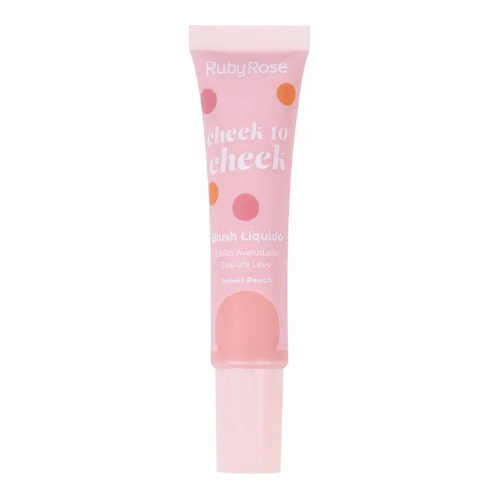 Ruby Rose Cheek To Cheek Blush Liquido Sweet Peach