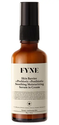Fyne Skin Barrier +Prebiotic +Postbiotic Soothing Moisturizing Serum In Cream