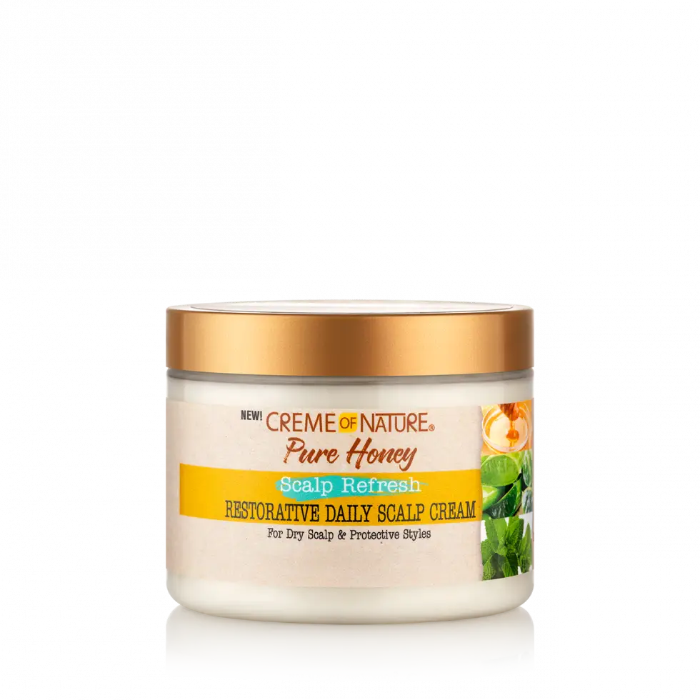 Creme of Nature Pure Honey Scalp Refresh Restorative Daily Scalp Cream