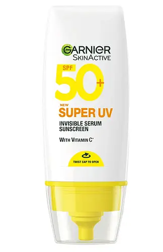 Garnier Skin naturals invisible serum sunscreen super uv spf50